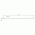 Befab 0.55 gauge Grantclad metal roof cladding with Anti Condensation coating (Per m2)